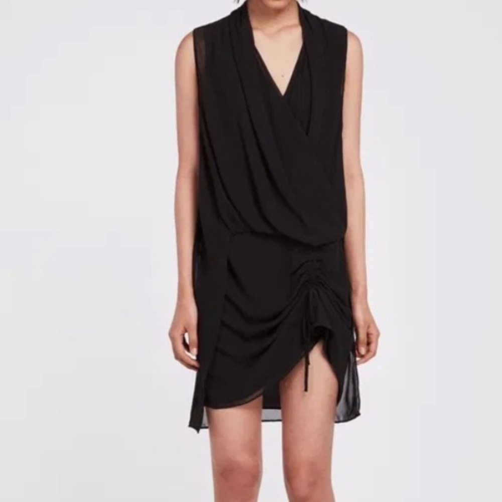 All Saints Black Mini Dress